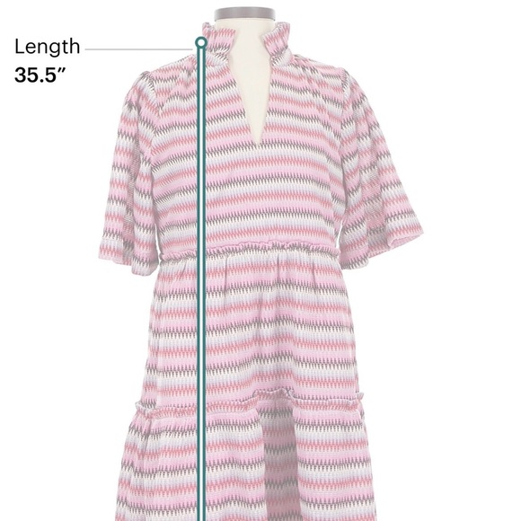 Tuckernuck Pink and Black Knit Crawford Dress Size S - Picture 5 of 7